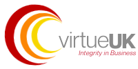 VirtueUK logo - integrity in business catchline